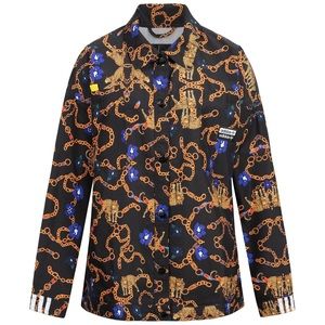 Adidas x Her Studio London Women's Jacket Leopard Floral Black GD4274